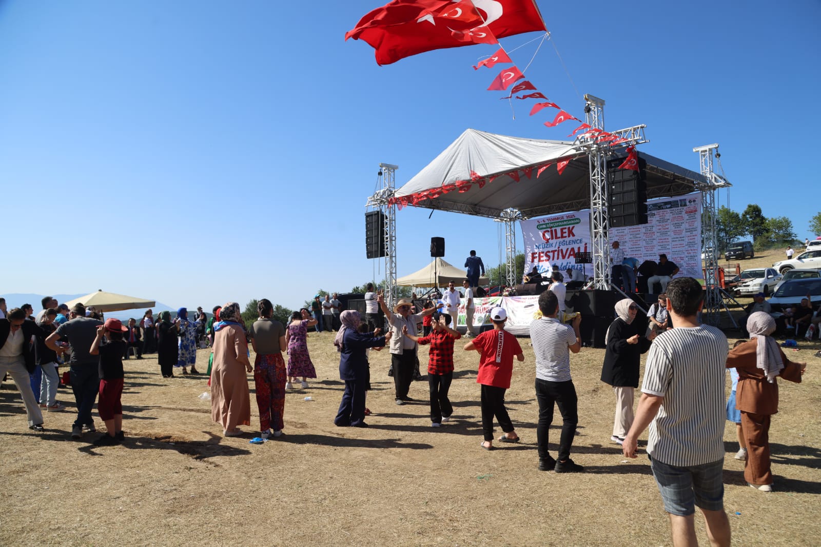 Gökçepınar köyü Çilek festivali 05 temmuzda düzenlendi